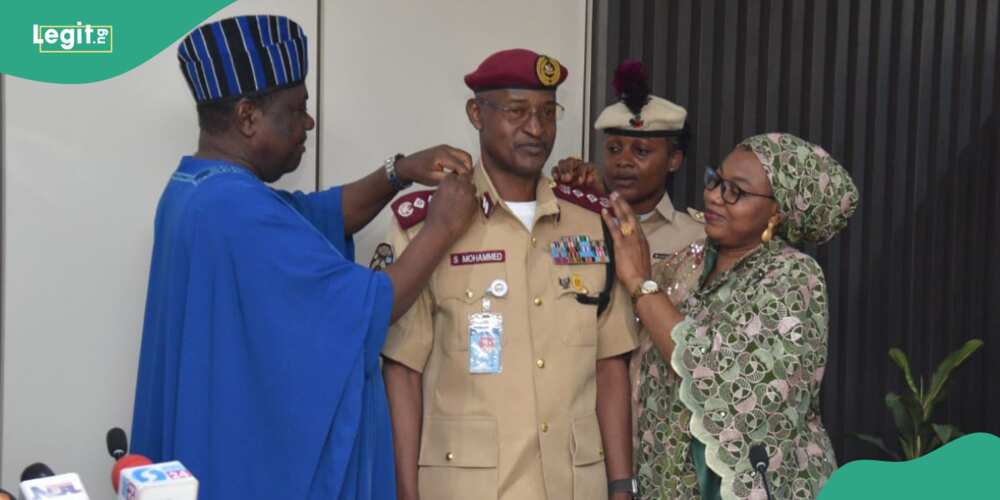 SGF tasks new FRSC boss on professionalism after decorating him in Abuja