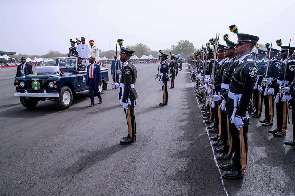 Showers of praises on Buhari as he commissions 602 regular police officers in Kano