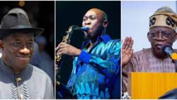 "It’s not the same as performing for them": Seun Kuti reveals why he praised Tinubu in 2015, knocks Jonathan