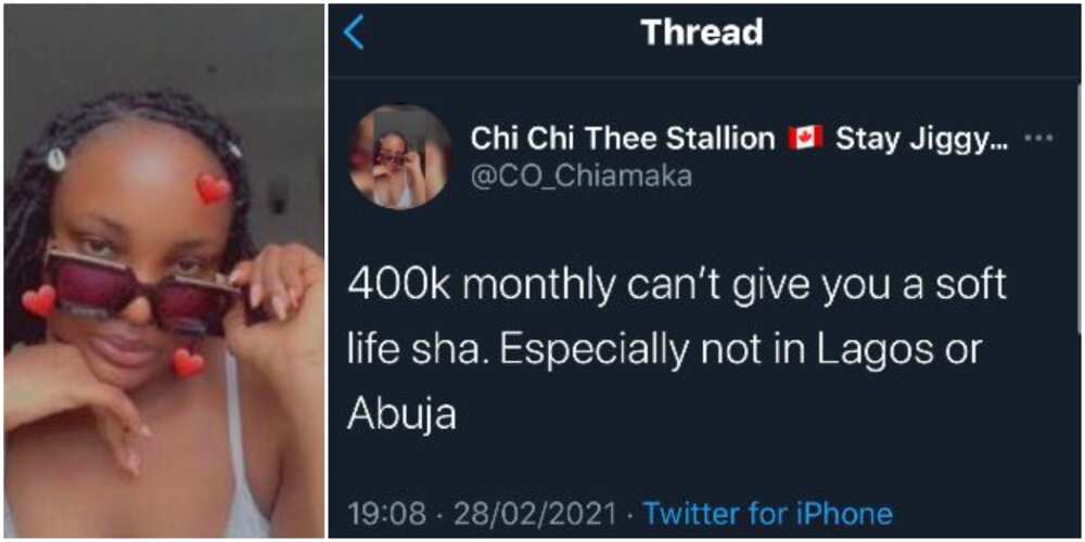 N400k monthly can’t give you a soft life: Nigerian lady says, internet users react