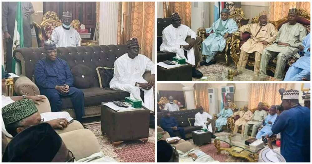 Jerin sunaye da hotunan gwamnonin APC da ke Zamfara a yanzu haka don sauyin shekar Matawalle