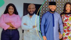 “The great king”: Judy Austin showers Yul Edochie with praises as first wife, May, cancels bigamy case