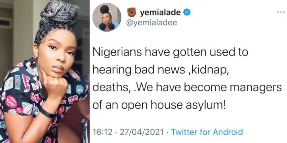 Suffering and Smiling: Nigerians Are Now Used to Hearing Bad News, Yemi Alade Reacts to State of the Nation