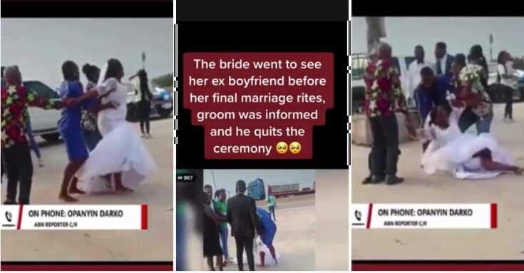 Photos from video of Kasoa wedding that was called off