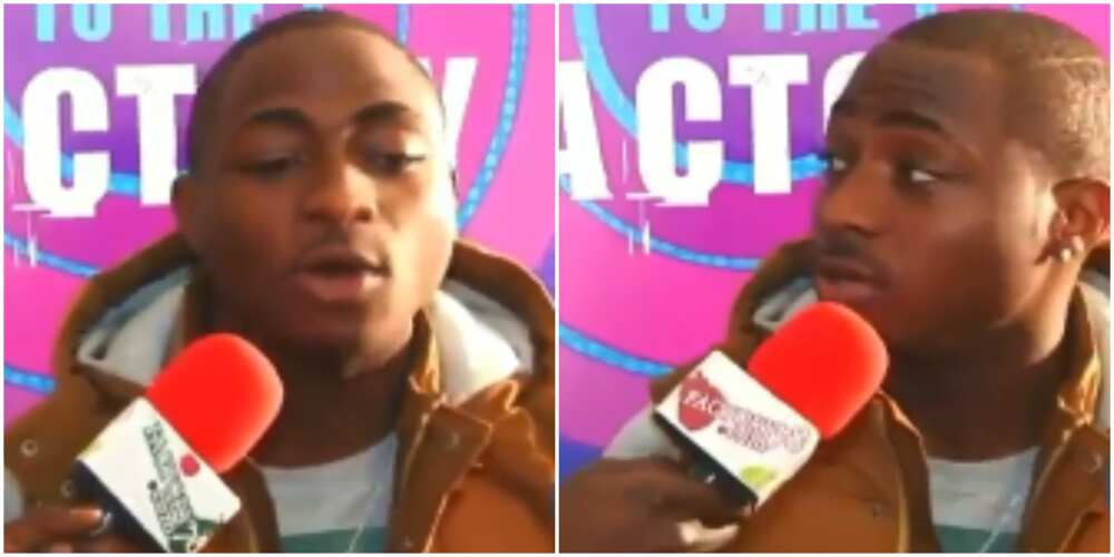 Davido shares 9-year-old throwback video where he talked about following a path different from Wizkid