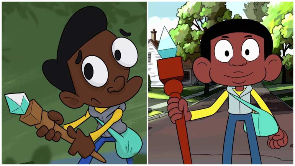 black cartoon characters