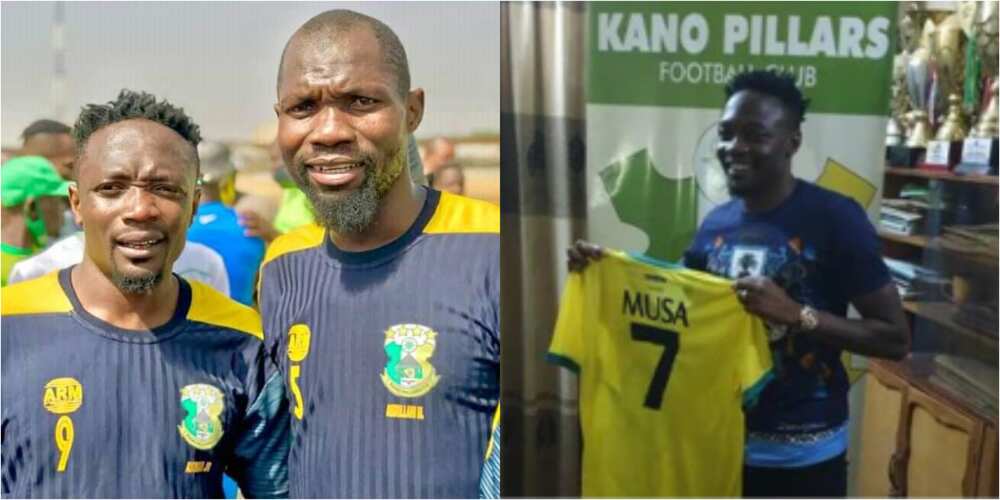 Kano Pillars new signing wears wrong shirt number in first training with team