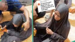 "I can't drink during Ramadan": Fasting Alhaja rejects malt drink in video after fainting in public