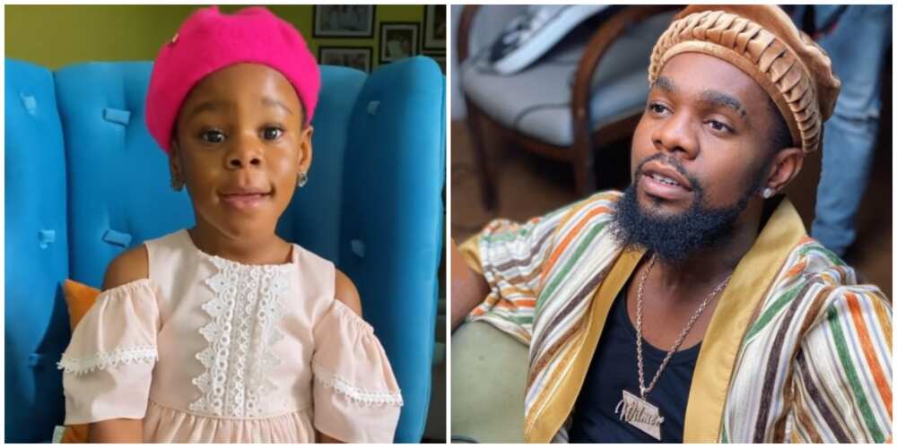 Too Cute: Patoranking's Daughter Wilmer Melts Hearts with Her Birthday Song for Singer
