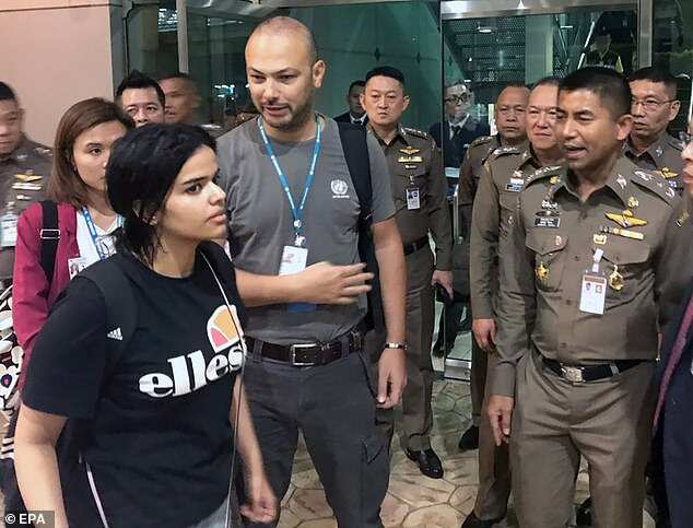 Saudi teenager goes into hiding following Thailand's promise not to deport her