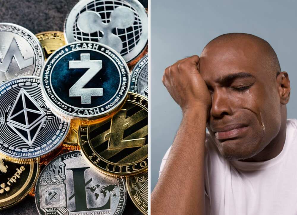 Crypto investors cry