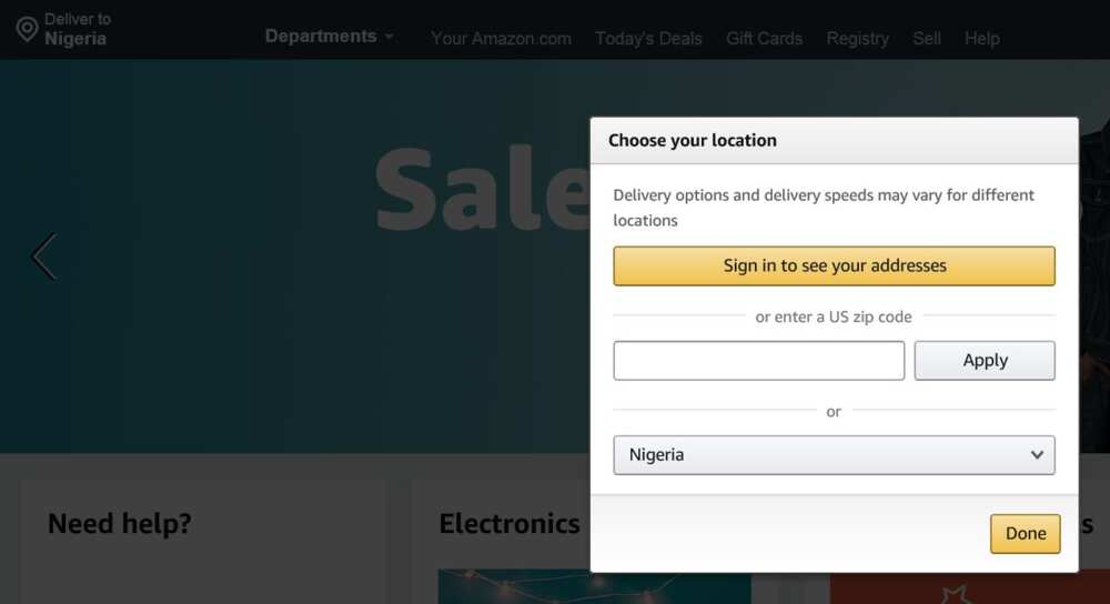 Is Amazon shipping to Nigeria possible?