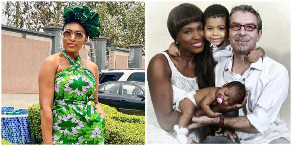 Nollywood Actress Ufuoma McDermott Marks 11th Wedding Anniversary with Her White Hubby