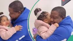 "I felt the hug, 1st time in 4 years": Sweet moment actor Browny Igboegwu's daughter held her dad