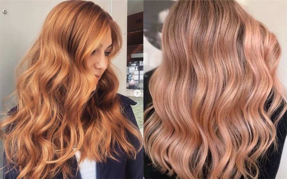 dye hair strawberry blonde