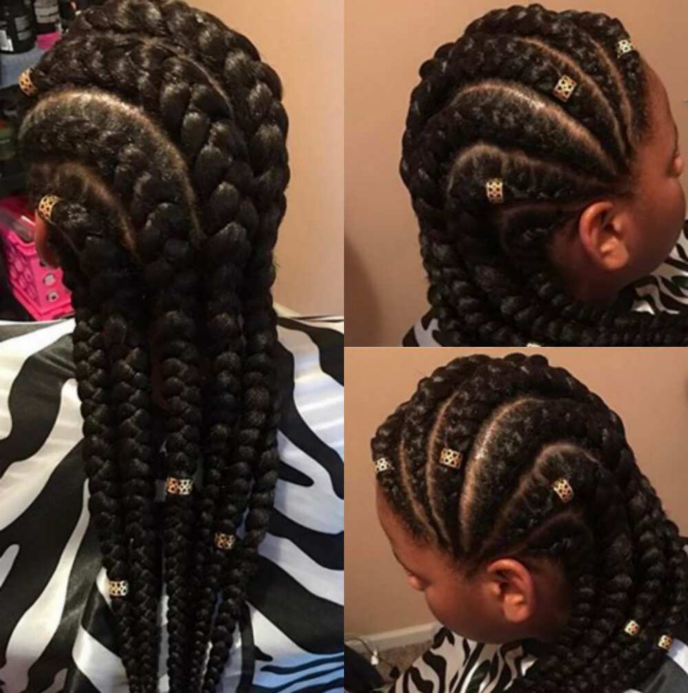 cornrows to the side cornrows to the side