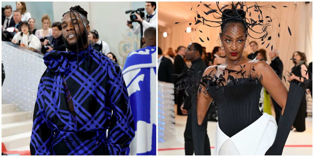 Entertainment 2023 Met Gala See what Burna Boy and Tems wore to