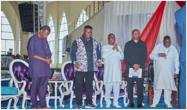 Peter Obi meets powerful Nigerian clerics, engage in prayer session, names, photos emerge