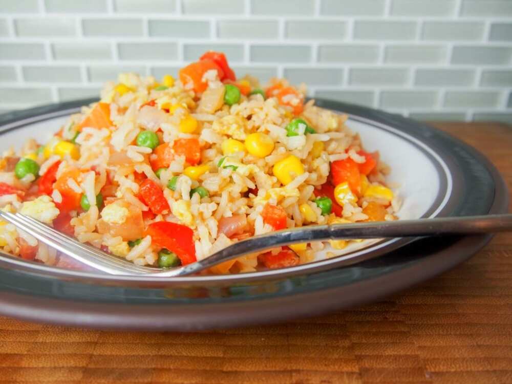 Basmati rice with vegetables