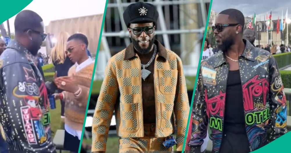 Adekunle Gold, Wizkid and Burna Boy storm the 2024 Paris Fashion Week