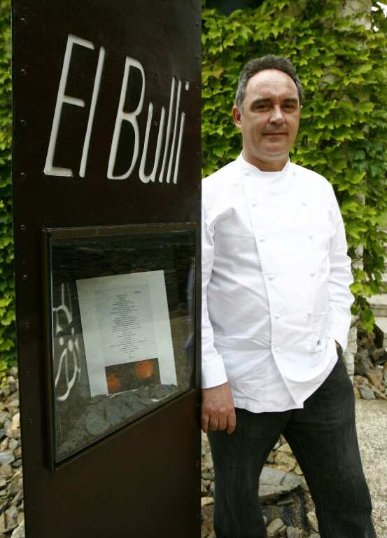 Ferran Adria outside his restaurant in 2007