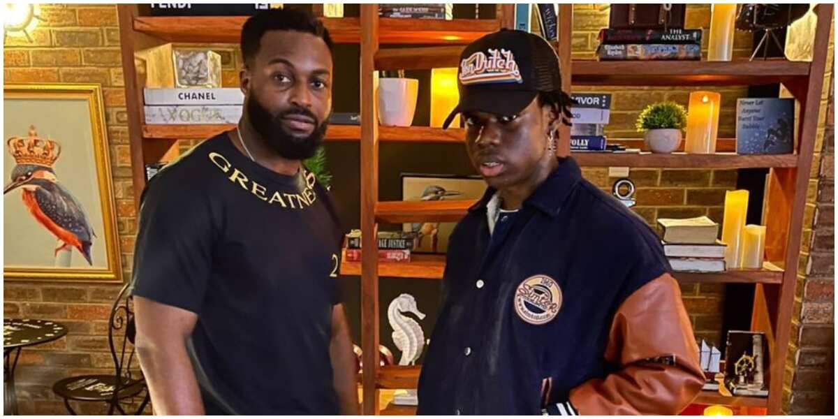 Wetin Spinall go do? Reactions as Rema, DJ Neptune squash beef, spotted together in new photos shared online