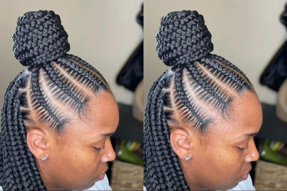 11 Half cornrows half twist ideas  half cornrows, small cornrows, cornrows