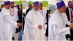 Buhari attends first official function since handing over power to President Tinubu, video emerges