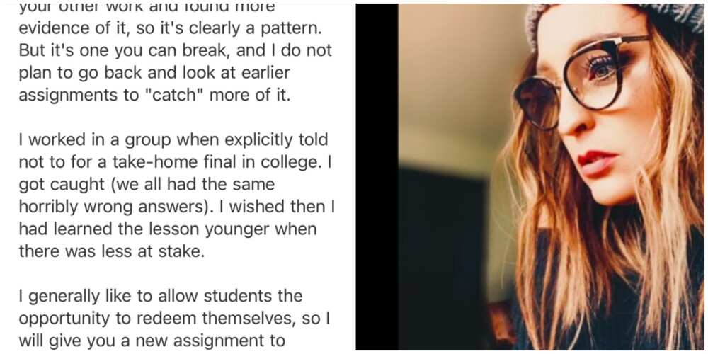 Female School Head Shares Email One of Her Teachers Sent to a Cheating Student, Tears People Apart