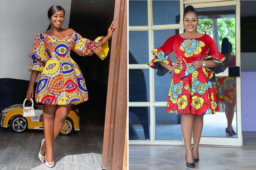 Ankara flare gown