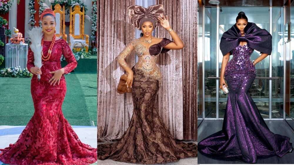 Latest Amazing Lace Styles For Classy Occasions. - Stylish Naija