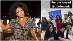 Rita Dominic reportedly set to wed, Nollywood stars turn up for actress' pre-hen night
