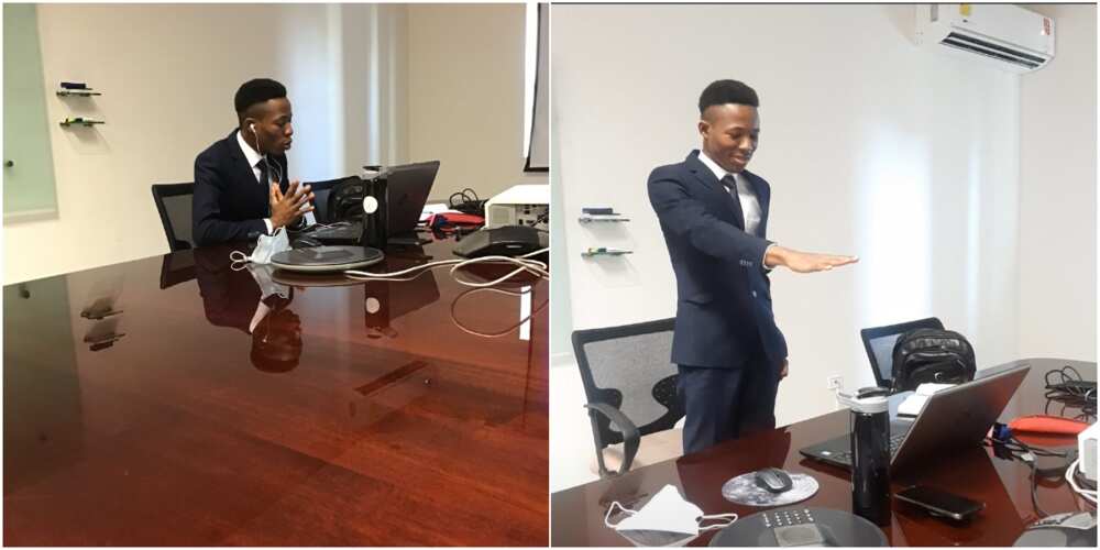 Nigerian man celebrates on social media after bagging PhD, many react to adorable photos