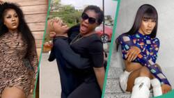Destiny Etiko expresses shock over James Brown's masculine strength as he spins her in the air