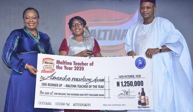 Adamawa state teacher, Oluwabunmi Anani wins 2020 Maltina Teacher of the Year