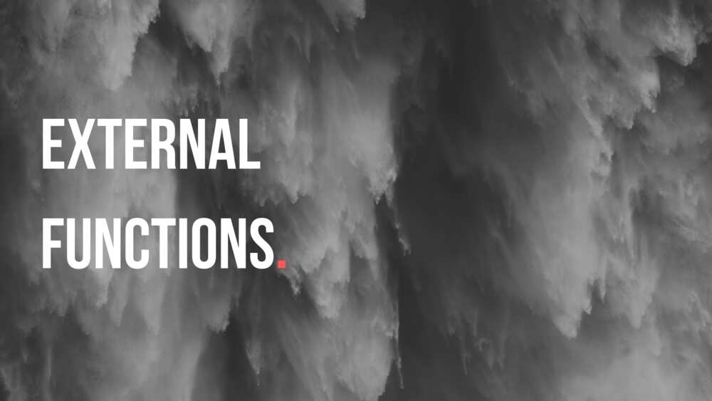 External functions of government in a state External functions of government in a state