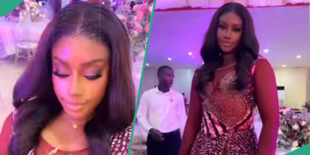 Lady shows off what she spends to look good for a Lagos wedding