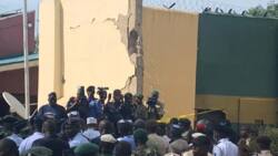 BREAKING: Buhari visits Kuje prison after terrorists attack