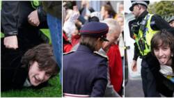 UK police arrest man who threw eggs at King Charles III, Camilla, photos emerge