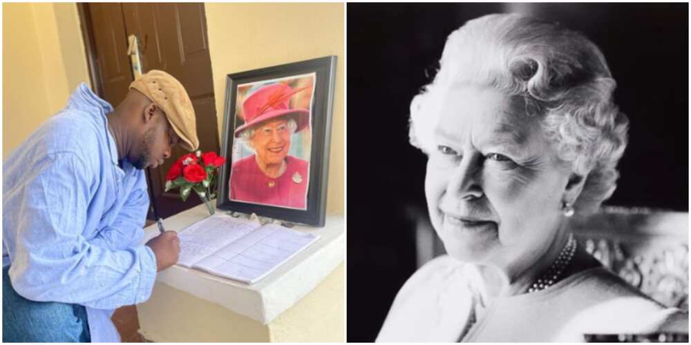 Queen Elizabeth and Cute Abiola