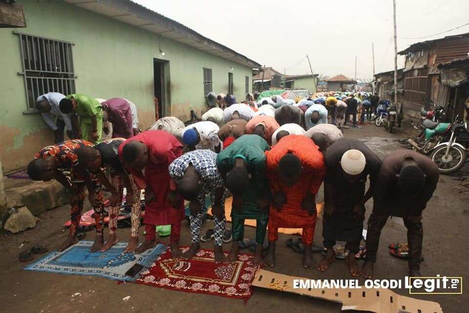 Sights of Eid celebration in Kara area of Ogun state