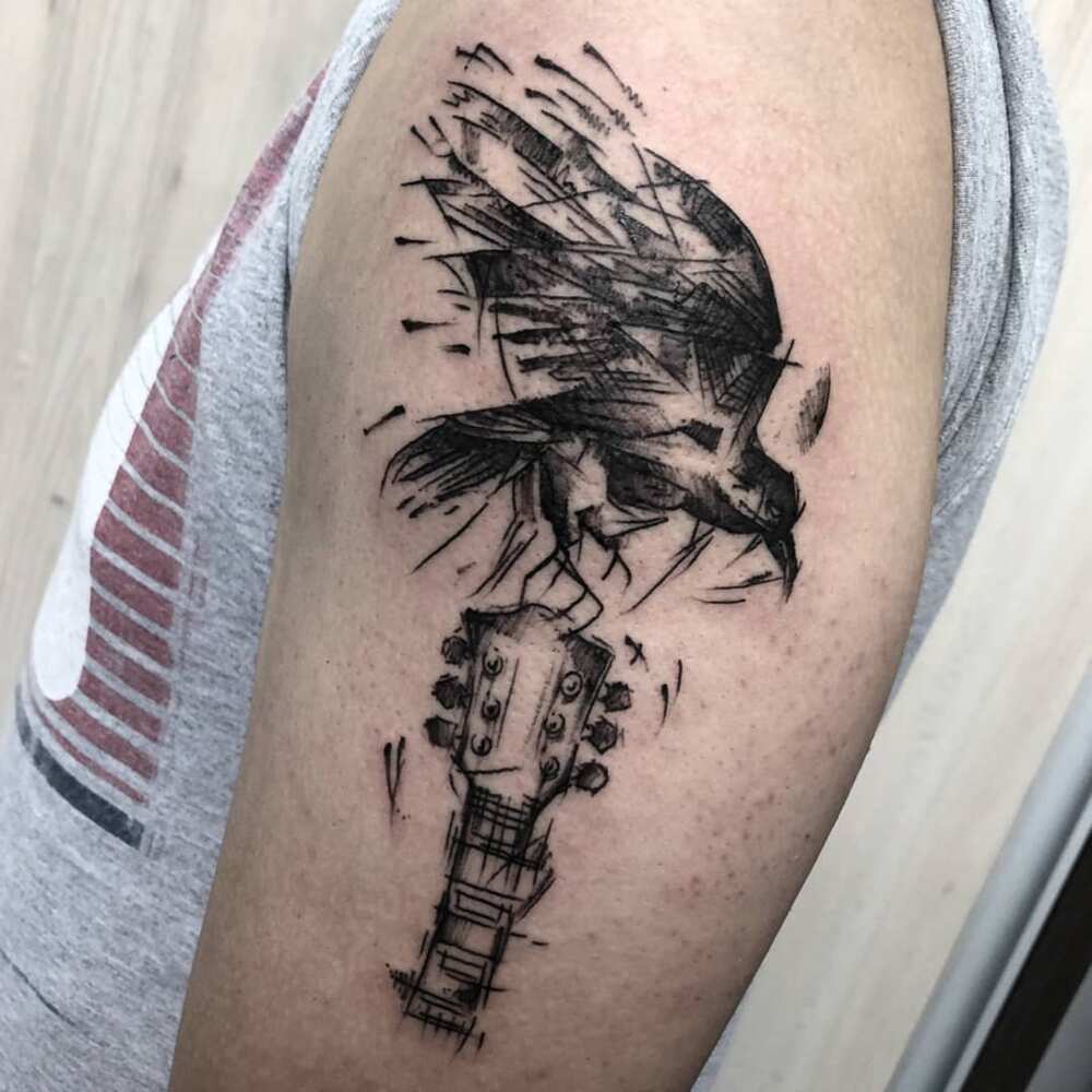 raven tattoo designs