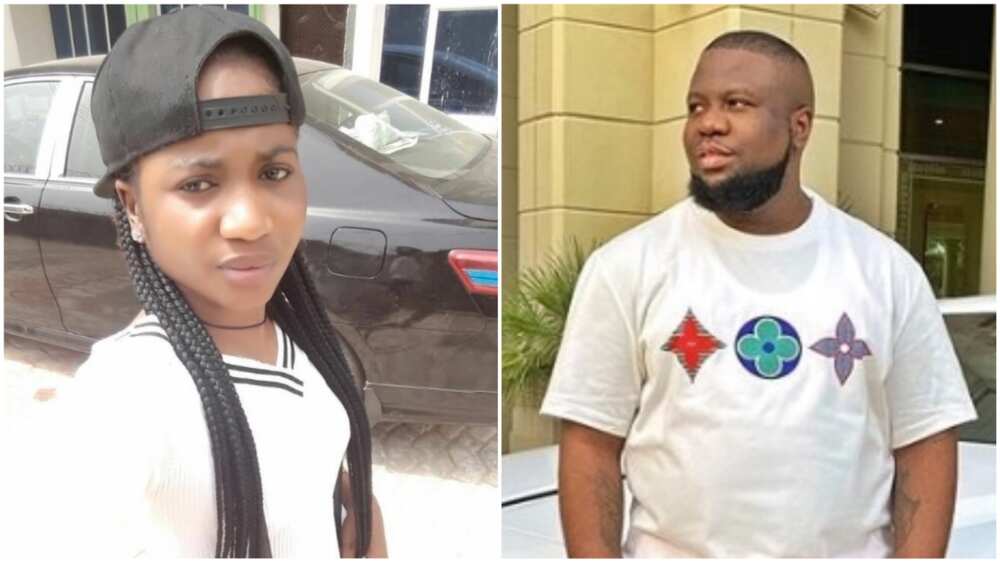 Nigerian lady Ada Jesus showers praises on Hushpuppi