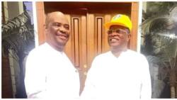 Defection: Amid rumours, denials, recent photo reveals Wike with APC governor, Tinubu's ally speaks