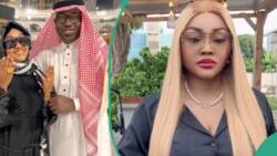 Mercy Aigbe under fire over her dressing in new video: "Alhaja you've gone to Makkah, adjust that top"