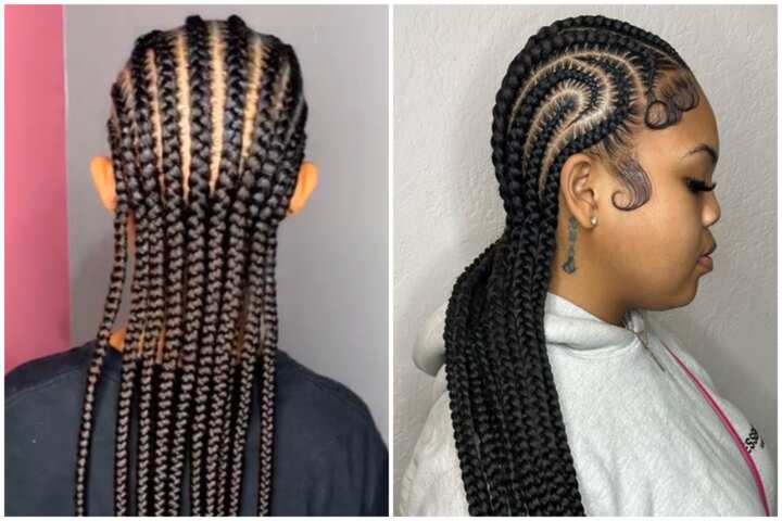 42 slick stitch braids: latest stunning styles of 2024 - Legit.ng