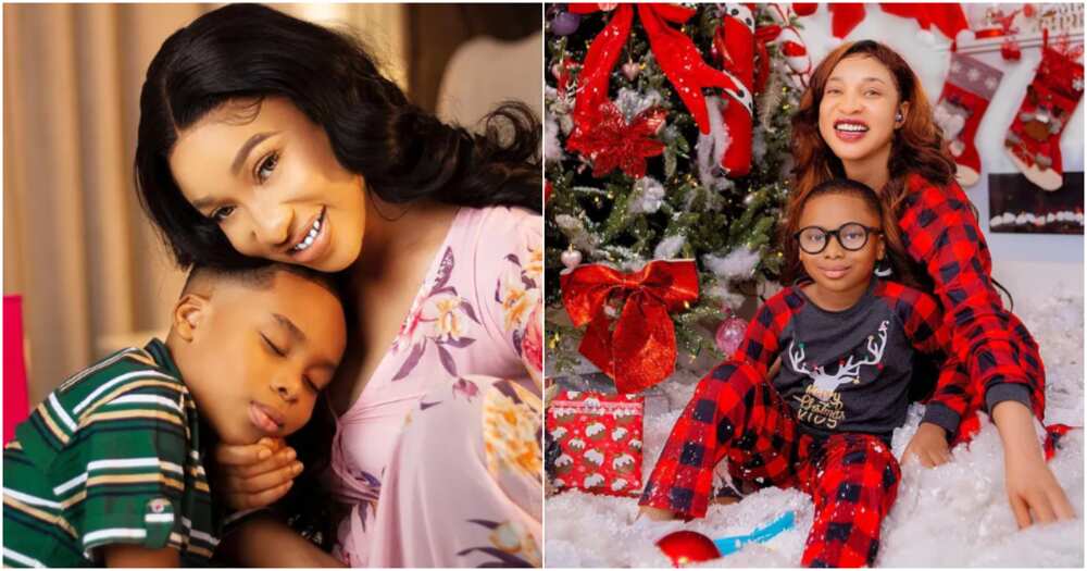 Tonto Dikeh and her son