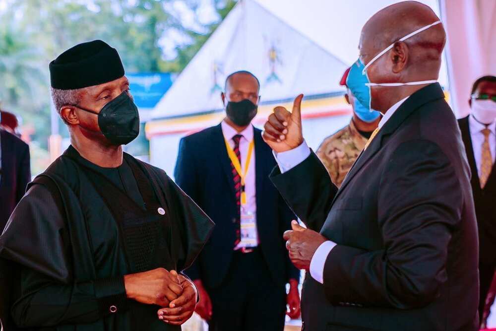News in Photographs: Osinbajo at Museveni’s Inauguration in Kanpala