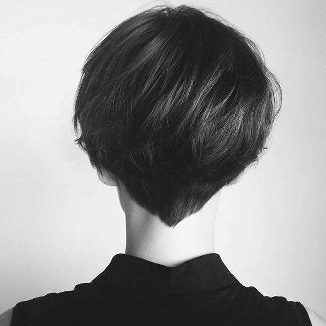 Long pixie cut