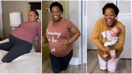 "Super woman": Beautiful physically challenged mum shows off her pregnancy and baby, video goes viral